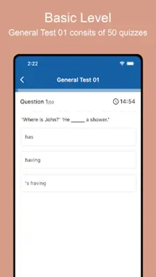 English Grammar Test android App screenshot 2