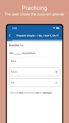 English Grammar Test android App screenshot 4